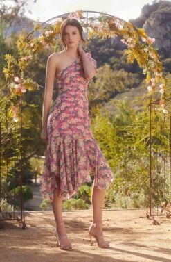 Santorini One Shoulder Midi Dress -Outlet Cozi Luxe Store 23 01 19 ASTR WEDDING40930