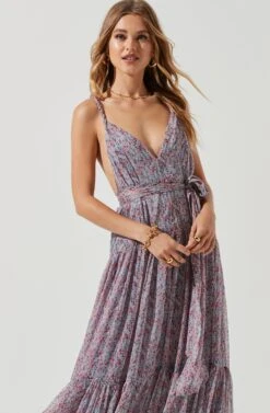 Eartha Floral Maxi Dress -Outlet Cozi Luxe Store ACDR100834B BLUEPINKMULTIDITSY 0570 22d46bb6 d53c 4e2a a2ed 600112026bd8