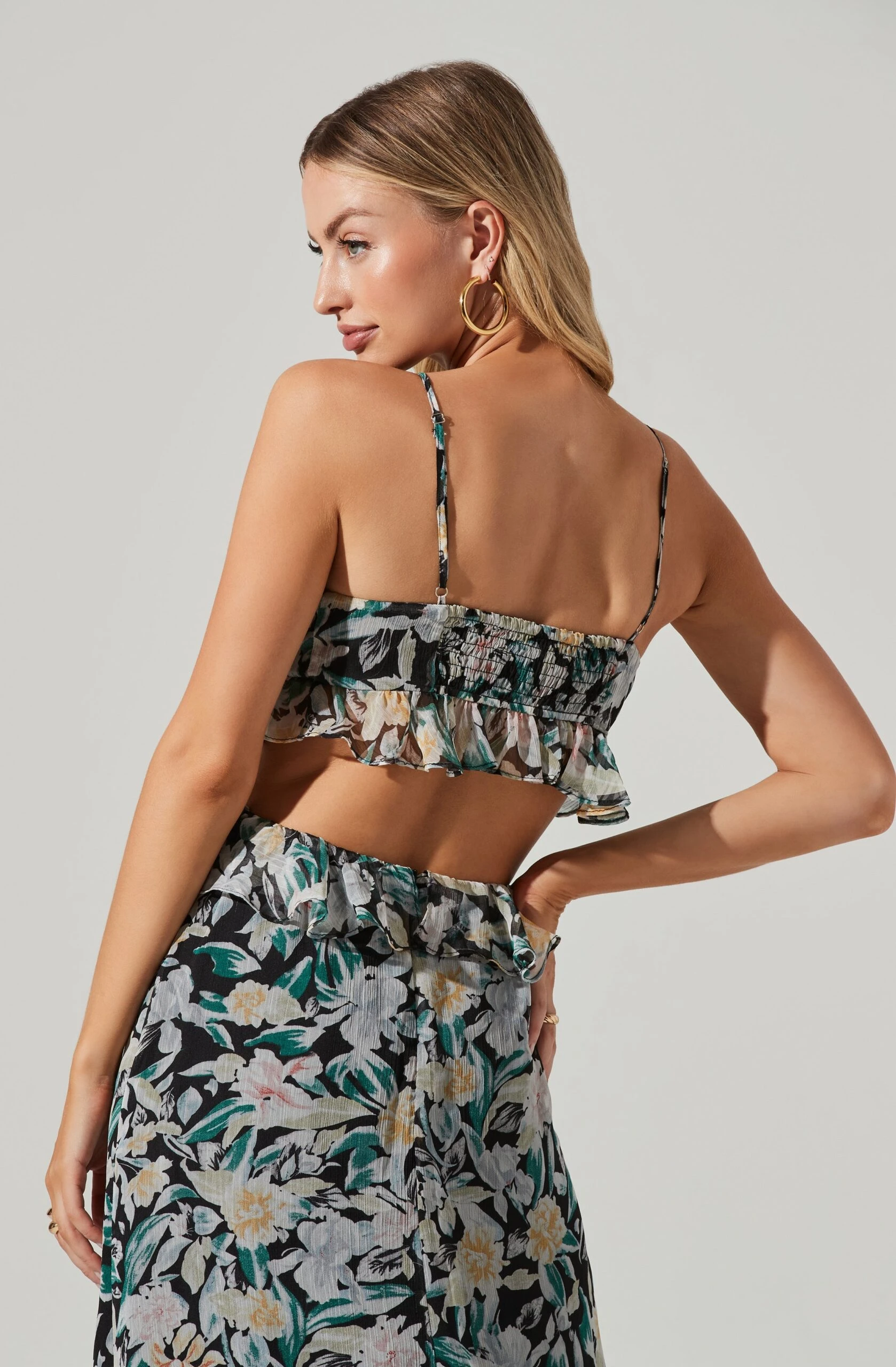 Palace Floral Cutout Ruffle Maxi Dress 7 Palace Floral Cutout Ruffle Maxi Dress - Image 5