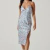 Florentina Floral Midi Dress -Outlet Cozi Luxe Store ACDR101584 BLUEPINKFLORAL 1