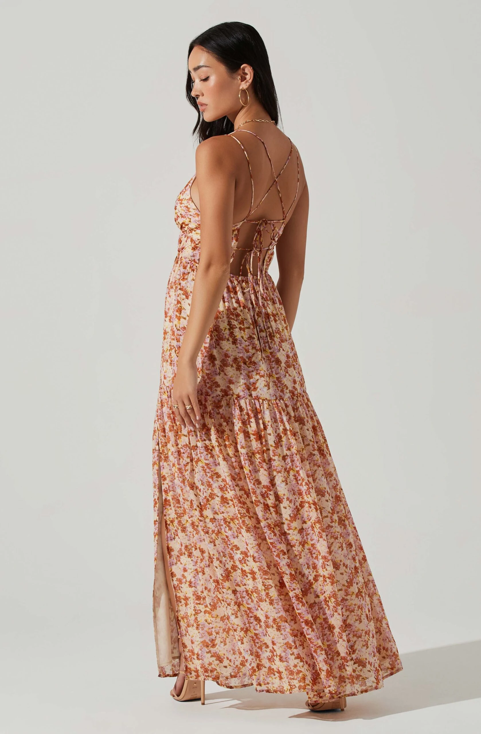 Ryliana Floral Tiered Maxi Dress 11 Ryliana Floral Tiered Maxi Dress - Image 9