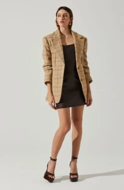 Carmen Strapless Faux Leather Mini Dress 23 Carmen Strapless Faux Leather Mini Dress -Outlet Cozi Luxe Store ACDR101787L DARKBROWN 2