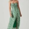 Amalea Floral Midi Dress 2 Amalea Floral Midi Dress -Outlet Cozi Luxe Store ACDR101815 GREENFLORAL 1