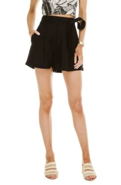 Jayden Shorts -Outlet Cozi Luxe Store ACP6449B BLACK 00