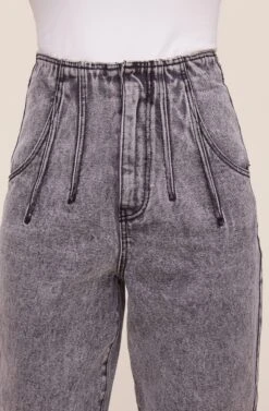 Perfectly Pleated Jean -Outlet Cozi Luxe Store ACP7184 ASPHALT 5