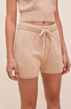 Affogato Knit Shorts -Outlet Cozi Luxe Store ACP7204 CAFEAULAIT 3