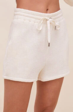 All Tied Up Sweatshorts 12 All Tied Up Sweatshorts -Outlet Cozi Luxe Store ACP7206 IVORY 4
