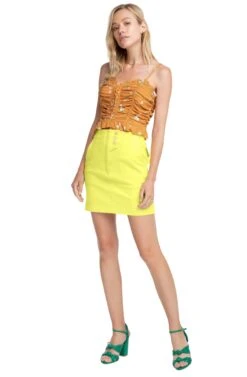 Wallace Mini Skirt -Outlet Cozi Luxe Store ACS9018 LEMON DROP YELLOW 1 0564e601 2851 422e b5f3 8406170151ef