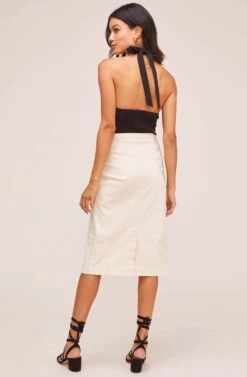 Eileen Midi Skirt 11 Eileen Midi Skirt -Outlet Cozi Luxe Store ACS9026 NATURAL 4A