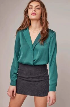 Uma Mini Skirt -Outlet Cozi Luxe Store ACS9033 BLACK 1A