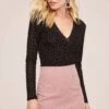 Uma Mini Skirt 1 Uma Mini Skirt -Outlet Cozi Luxe Store ACS9033 DUSTY PINK 2