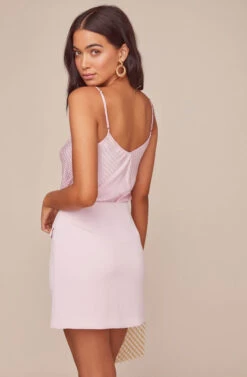 Cybil Mini Skirt -Outlet Cozi Luxe Store ACS9046 STRAWBERRY PARFAIT 9