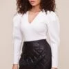 Quilted Mini Skirt 2 Quilted Mini Skirt -Outlet Cozi Luxe Store ACS9055 BLACK 2
