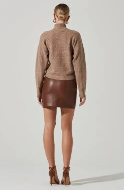 Atwell Faux Leather Lace Up Mini Skirt -Outlet Cozi Luxe Store ACS9106 CHESTNUT 4 8e4b55d8 daf4 4d32 99d0 11ac9fbf87cc
