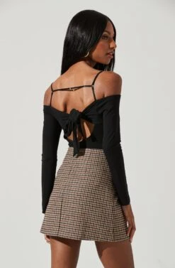 Alessa Cold Shoulder Long Sleeve Bodysuit 13 Alessa Cold Shoulder Long Sleeve Bodysuit -Outlet Cozi Luxe Store ACS9107 BROWNBLACK 0664 aea1697d ba4d 4cbe a6cc 3e092b92d1ca