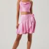 Ellery Ruffle Mini Skirt -Outlet Cozi Luxe Store ACS9122 PINK 1