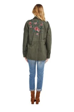 Jessie Jacket -Outlet Cozi Luxe Store ACT12539 ARMY GREEN 03