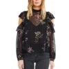 Chantelle Top -Outlet Cozi Luxe Store ACT12559 BLACK MULTI FLORAL 00