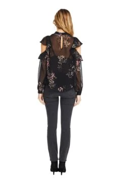 Chantelle Top 9 Chantelle Top -Outlet Cozi Luxe Store ACT12559 BLACK MULTI FLORAL 03