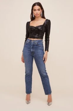 Lydia Top 9 Lydia Top -Outlet Cozi Luxe Store ACT12947 BLACK 1