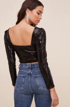 Lydia Top 11 Lydia Top -Outlet Cozi Luxe Store ACT12947 BLACK 5