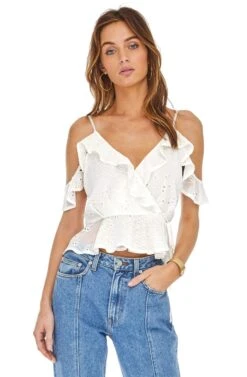 April Top -Outlet Cozi Luxe Store ACT13385B IVORY 00 80f62a43 db9c 4618 ab9f fd95d96d1354