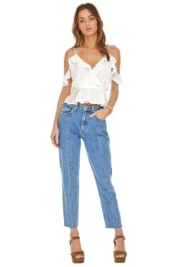 April Top -Outlet Cozi Luxe Store ACT13385B IVORY 01 e791373e e0c0 487f 803b 236ee3b2b511