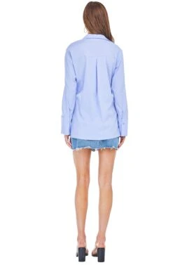 Tricia Top 9 Tricia Top -Outlet Cozi Luxe Store ACT13393 COTTON BLUE 03