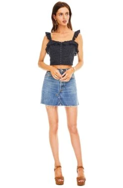 Dana Top -Outlet Cozi Luxe Store ACT13574B NAVY BLACK 01