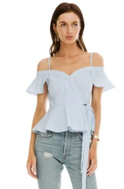 Carly Top 22 Carly Top -Outlet Cozi Luxe Store ACT13610 FRENCH BLUE 00 2706a794 3cf9 40ad a43a 50bb2e7f81e8
