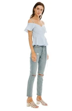 Carly Top 24 Carly Top -Outlet Cozi Luxe Store ACT13610 FRENCH BLUE 02 4a9f88b8 3af1 49fa 91e3 b366494cd03c