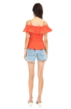 Carly Top 17 Carly Top -Outlet Cozi Luxe Store ACT13610 RED ORANGE 03 b957db10 7c5b 4d92 9b14 bc707e47a224