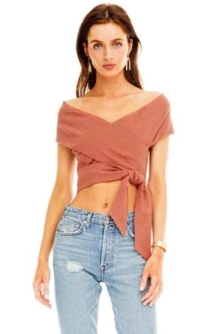 Vienna Top -Outlet Cozi Luxe Store ACT13654 MAUVE 00