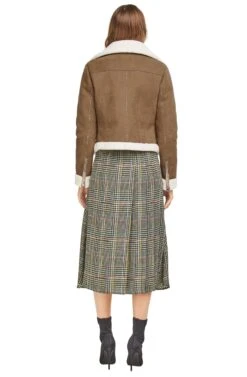 Quincy Moto Jacket 9 Quincy Moto Jacket -Outlet Cozi Luxe Store ACT13736 CARAMEL IVORY 03