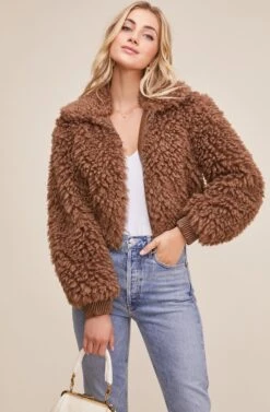 Phoenix Jacket -Outlet Cozi Luxe Store ACT13738 MOCHA 5