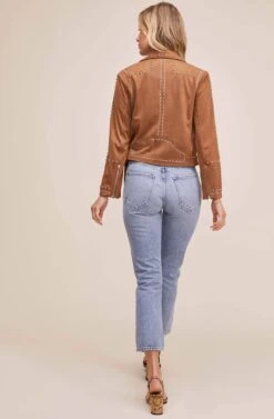 Venice Moto Jacket 10 Venice Moto Jacket -Outlet Cozi Luxe Store ACT13785 CARAMEL 4