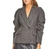 Arden Blazer 2 Arden Blazer -Outlet Cozi Luxe Store ACT15001 CHARCOAL BROWN STRIPE 00