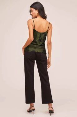 Darla Floral Tank Top -Outlet Cozi Luxe Store ACT15035C GREEN FLORAL 5