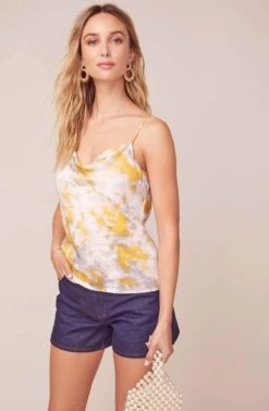Darla Tie Dye Top 11 Darla Tie Dye Top -Outlet Cozi Luxe Store ACT15035 LEMON PINK TIE DYE 3
