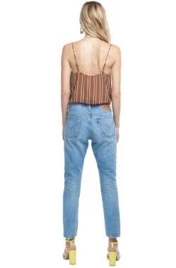 Cowl Cami Bodysuit -Outlet Cozi Luxe Store ACT15040 BROWN GREEN 03