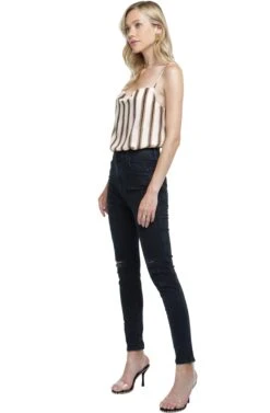 Cowl Cami Bodysuit -Outlet Cozi Luxe Store ACT15040 IVORY GOLD 02