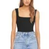 Nellie Tank Bodysuit -Outlet Cozi Luxe Store ACT15122 BLACK 00