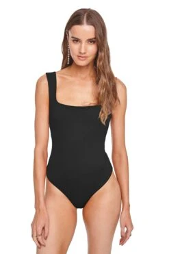 Nellie Tank Bodysuit 15 Nellie Tank Bodysuit -Outlet Cozi Luxe Store ACT15122 BLACK 04