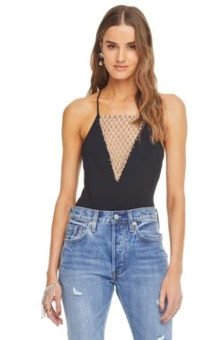 Boom Boom Bodysuit -Outlet Cozi Luxe Store ACT15146 BLACK 00