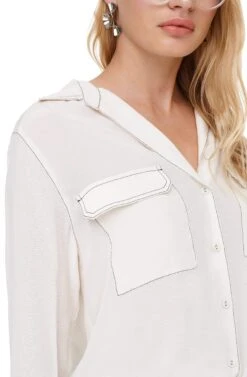 Effect Top -Outlet Cozi Luxe Store ACT15176 CREAM 04