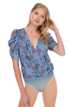 Aspect Floral Bodysuit 10 Aspect Floral Bodysuit -Outlet Cozi Luxe Store ACT15205 BLUEBELL FLORAL 04 5a413117 b0d9 4fa1 b9b4 5e4a9e7e699b