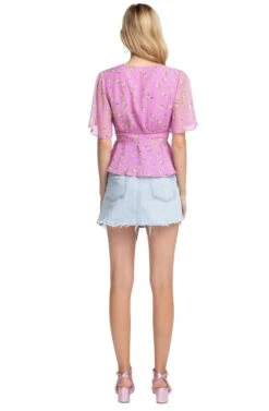 Stevie Floral Top 9 Stevie Floral Top -Outlet Cozi Luxe Store ACT15250 VIVID VIOLET FLORAL 03 b30df148 c18d 4e7b bdf6 a58795d6bd67