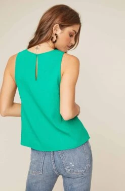 Berlin Tank Top -Outlet Cozi Luxe Store ACT15253 EMERALD GREEN 3 2 A be4d96fd 9161 4647 8d66 25128a83272a