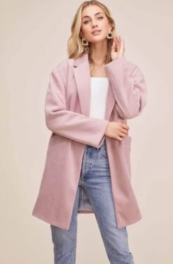 One Button Closure Topcoat