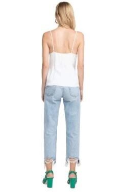 Landon Wrap Tank Top 17 Landon Wrap Tank Top -Outlet Cozi Luxe Store ACT15285C WHITE 3